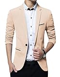 Onsoyours Herren Sakko Sweatjacke Slim Fit Männer Blazer Modern Freizeit...