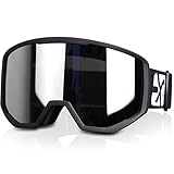 EXP VISION Skibrille für Damen und Herren, Snowboard Brille Schneebrille OTG...