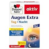 Doppelherz Augen Extra Tag + Nacht - Mit Lutein, Zeaxanthin - 5 Vitamine plus Folsäure -...