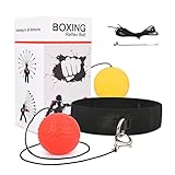 JUNUNDJING Boxing Reflexball, Reflex Ball Reflexball, Boxen Training Ball,...