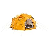 Jack Wolfskin Unisex – Erwachsene Base Camp Dome Kuppelzelte, Burly Yellow, ONE Size