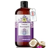 GRÜNE VALERIE® XXL 500 ML Tantra - Massageöl - mit fruchtigem Kokos - |[DERMATEST:...