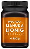 MELPURA Manuka Honig MGO 400+ 500g aus Neuseeland mit zertifiziertem, natürlichem...