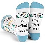 Ich Würde Lieber Ein Lustiges Socken Geschenke für Männer und Frauen - Auf...