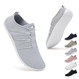 Geweo Laufschuhe Damen Herren Turnschuhe Straßenlaufschuhe Minimalistische Atmungsaktiv...