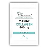 Forest Vitamin Marine Collagen 400 mg - 60 Kapseln - Hydrolysiertes Meereskollagen Typ...