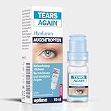 TEARS AGAIN Augentropfen gegen trockene Augen, Hyaluron 0,1% die Hilfe bei trockenen...