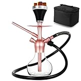 REANICE 14'Shisha Wasserpfeifen Set, tragbare Premium Shisha mit Schutzhülle, Silikon...