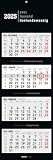 Alpha Edition - 4-Monatskalender Black 2025 Bürokalender, 33x20cm(33x100cm...