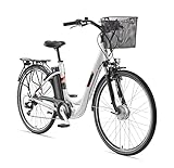 TELEFUNKEN E-Bike Elektrofahrrad Alu 28 Zoll mit 7-Gang Shimano Kettenschaltung, Pedelec...