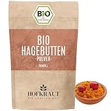 HOFKRAUT BIO Hagebuttenpulver 500g | Gemahlene ganze Bio Hagebutten | Fruchtiges,...