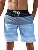 iCKER Herren Shorts Badehose Badeshorts Strand Shorts Beach Shorts Board Shorts...