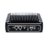 HUNSN Fanless Mini PC, Industrial Computer, I5 8250U 8260U, BX06, 2 x COM, SIM Slot, 2 x...