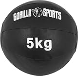 GORILLA SPORTS® Medizinball - 1kg, 2kg, 3kg, 4kg, 5kg, 6kg, 7kg, 8kg, 9kg, 10kg...