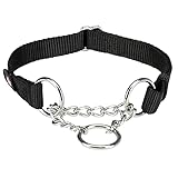 TRIXIE Premium Zug-Stopp Halsband Größe M–L: Halsumfang 35–50 cm/20 mm in...