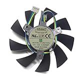 DIY Two Ball Bearing Grafikkartenlüfter Graphics Card Fan für Zotac GTX 1060...