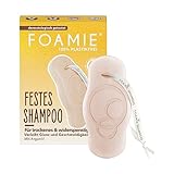 Foamie Festes Shampoo Trockenes & Widerspenstiges Haar mit Arganöl, Haarpflege verleiht...
