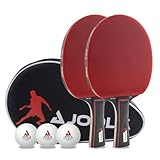 JOOLA Tischtennis Set Duo PRO 2 Tischtennisschläger + 3 Tischtennisbälle +...