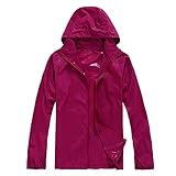 Wasserdichte Jacken für Damen, leicht, Outdoor-Jacken für Damen, winddichte Jacke,...