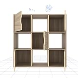 FLEXISPOT Bücherregal Bücherschrank Standregal Aufbewahrungregal Raumteiler Büroregal...