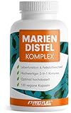 Mariendistel Kapseln hochdosiert 120x - 5-fach-Komplex mit Mariendistel, Artischocke,...