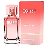 ESPRIT Parfüm Damen Rise & Shine EdP for her 40ml I mit Mandarine, Erdbeere, Pfingstrose...