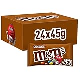 M&M'S Chocolate, Schokolinsen in bunten Farben, knackige Hülle, Großpackung,...