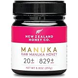 New Zealand Honey Co. Manuka Honig MGO 829+ / UMF 20+ | Aktiv und Roh | Hergestellt in...