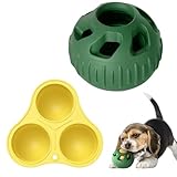 Ball mit langsamer Fütterung für Hundefutter, Ball-Futterstation für Hunde, 2 x...