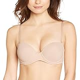 Calvin Klein Damen Trägerloser BH Strapless Push-Up mit Bügel, Beige (Sand...