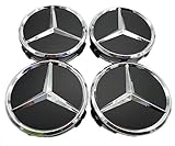 4X Mercedes-Benz 75 mm Nabenkappen für Alufelgen 4 Stück B66470200...