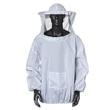 Amacoam® Imkerjacke Imkerjacke mit Hut Professional Imkerbekleidung Imker Bienenzüchter...