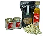 Hopser Food Fun Partyset 500g Popcornmais,250ml Popcornöl mit Butteraroma,150g...