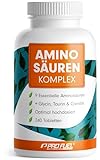 Aminosäuren Komplex hochdosiert - 240 Tabletten - 6.000 mg Aminosäuren pro Tag - 9...