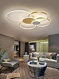 LED Deckenleuchte Einfacher Stil Wohnzimmerlampe Kreisform Cluster Design Deckenlampe mit...