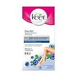 Veet - Easy-Gelwax Wachsstreifen Wachsstreifen Empfindliche Haut - 40 Streifen