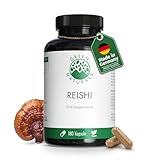 Vitalpilz Reishi Extrakt Kapseln | Hochdosiert: 1100mg pro Tagesdosis | 180...