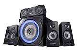 Trust Gaming 21738 GXT 658 Tytan 5.1 Surround PC Lautsprecher mit Subwoofer,...