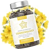 NEU! Sonnenglück - Johanniskraut Kapseln Hochdosiert - 12.000 mg pro Tag - 12:1...