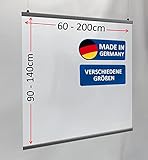 MyMaxxi | Deckenhänger Spuckschutz Folie 60x90cm mit Alu-Klemmschiene | Schutz Wand...