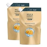 by Amazon Milk & Honey Handseife Nachfüllpack, 2 x 1000 ml