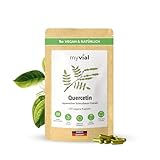 myvial® Quercetin 120 Kapseln vegan hochdosiert 400mg je Kapsel Vorrat für 4...