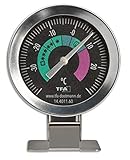 TFA Dostmann Kühlschrankthermometer analog 14.4011.60 aus Edelstahl auch...