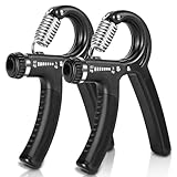 APOGO 2er Set Unterarmtrainer Handtrainer, Griffkraft Trainer, Einstellbarer...