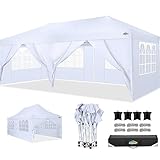 COBIZI Faltpavillon 3x6 wasserdicht stabil, Pavillon 3x6 Partyzelt mit 6...