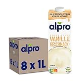 Alpro Drink auf Sojabasis, Vanillegeschmack | vegan & laktosefrei | reich an...