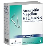 Amorolfin Nagelkur HEUMANN 5% wirkstoffhaltiger Nagellack zur Nagelpilz-Behandlung -...