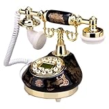 INTCHE Schnurgebundenes Telefon, Retro-Telefon für Zuhause/BüRo/Hotel, China, Keramik,...