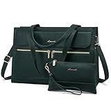 LOVEVOOK Laptop Handtasche Damen, 15,6 Zoll Laptoptasche Shopper Tasche Damen 2 in 1...