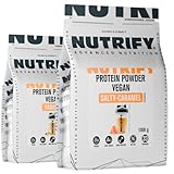 NUTRIFY Vegan Protein Pulver Set – Vanille & Salty Caramel – Veganes Eiweißpulver aus...